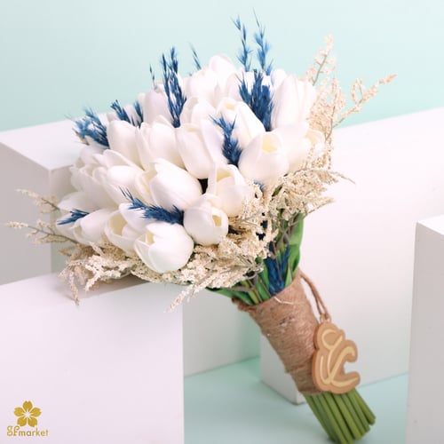 مسكة عروس ورد صناعي M1200