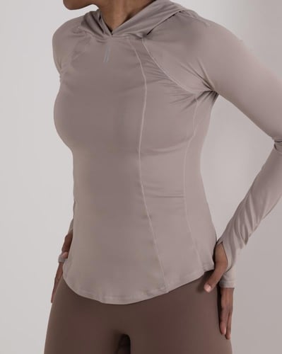 Active Long Sleeves Hooded Shirt