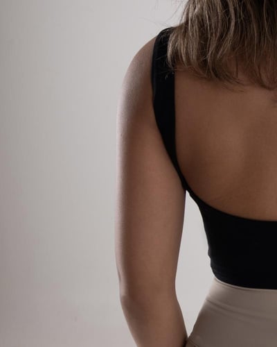 Basics High Neck Backless Crop Top