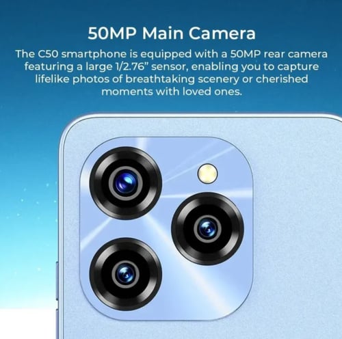 Oukitel C50 5G الهاتف الذكي 6.8 بوصة HD + شاشة قطر...