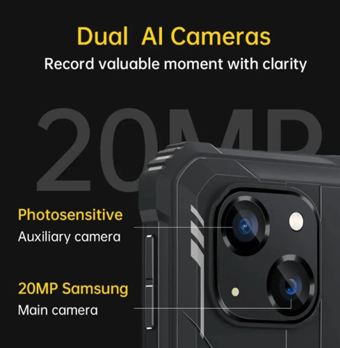 أوكيتيل - هاتف wp32 pro شاشة 6 بوصة بطارية 6300 مل...