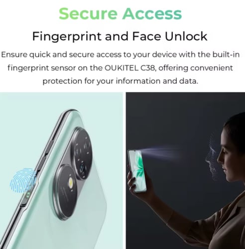 هاتف ذكي اوكتيل Oukitel C38 بشاشة 6.6 بوصة 256 جيج...