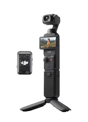 مجموعة Osmo Pocket 3 Creator Combo، كاميرا تسجيل ف...