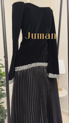 فستان اسود شمواه جازار