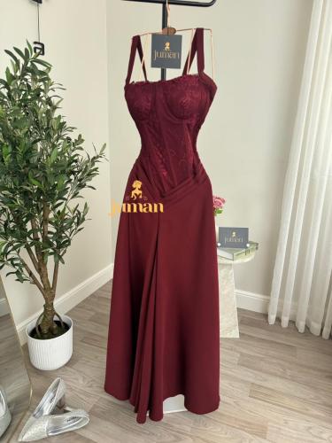 فستان عودي ناعم