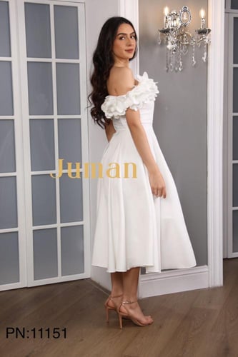 فستان كورسيه باربي مزين بالورد