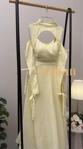 فستان عيد اصفر