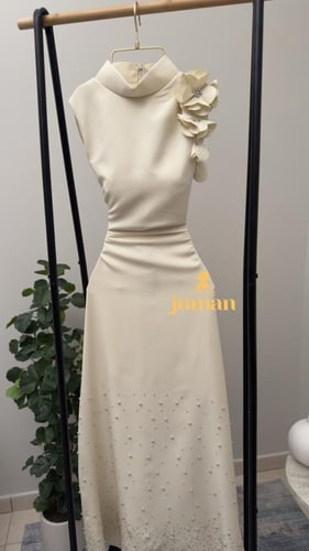 فستان باربي مطرز لول