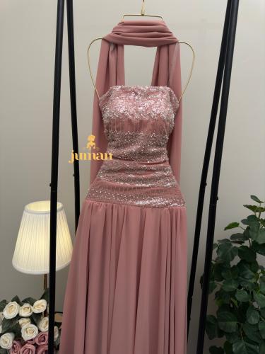 فستان سهره وردي