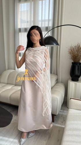 فستان تفته ناعم انيق