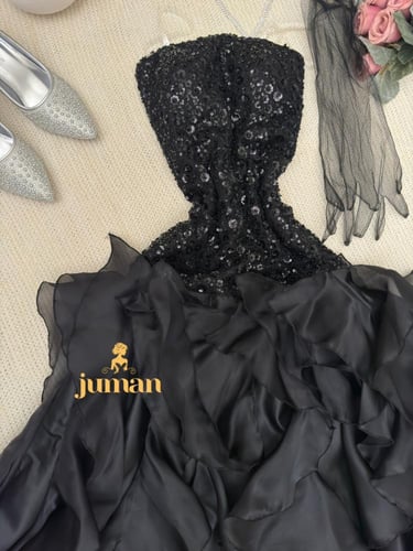 فستان اسود سهره