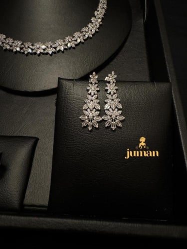 طقم اكسسوار زهري فاخر