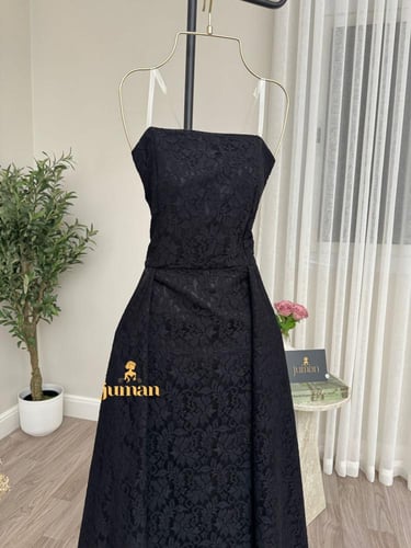 فستان سهره دانتيل توب باكمام منفصله