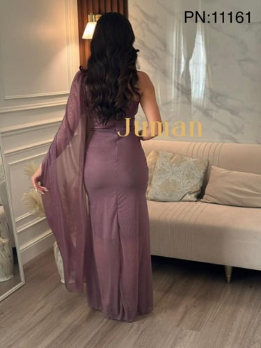 فستان سهره لمعه كسرات كم واحد