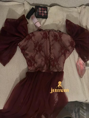 فستان عودي انيق