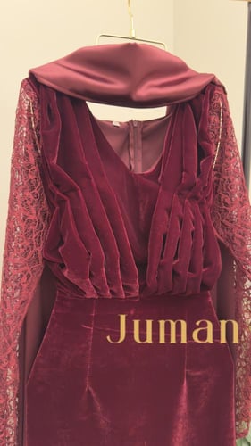 فستان سهره عودي ملكي