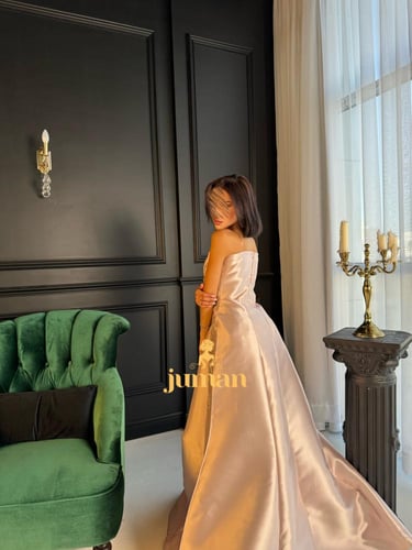 فستان سهره ميكادو مزين بكريستال