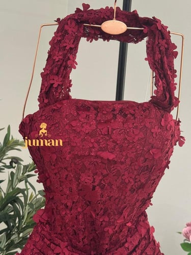 فستان سهره عودي بورود بارزه