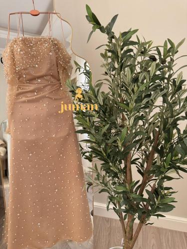 فستان سهره بيج فخم