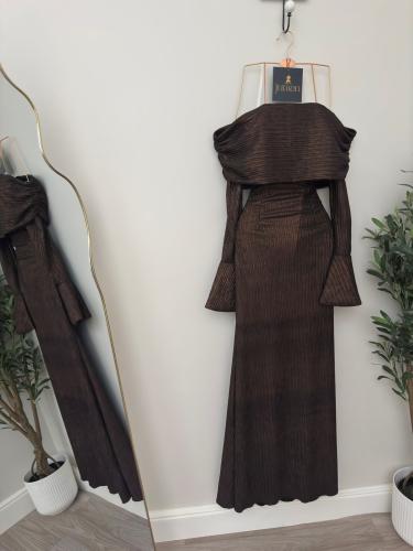 فستان لمعه طويل