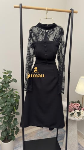 فستان باربي دانتيل قصير