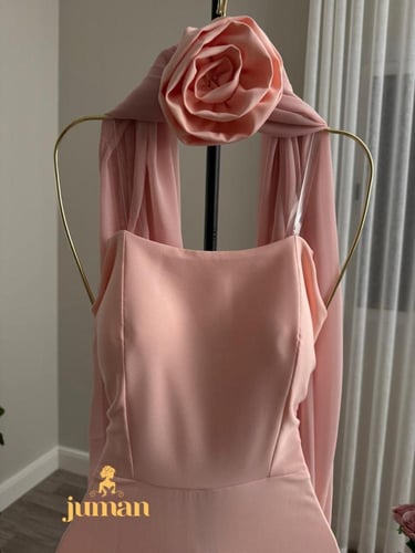 فستان توب خربزي ناعم