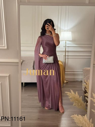 فستان سهره لمعه كسرات كم واحد