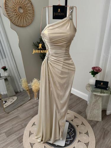 فستان سهره ذهبي