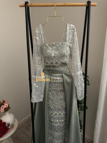 فستان سهره تيفاني ساتر