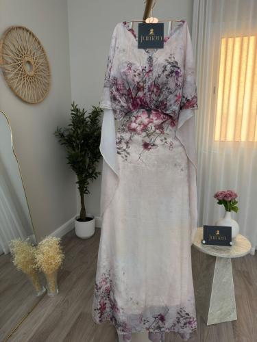 فستان شيفون مورد