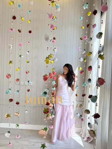 فستان سهره ميكادو+ تل