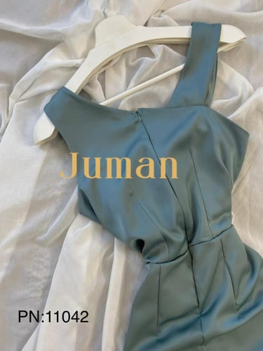 فستان سهره ساتان بفصوص