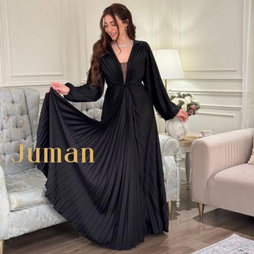 فستان ساتان بيليسيه مزين بكريستال