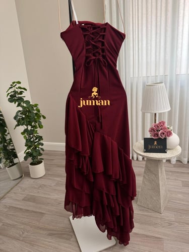 فستان توب سهره احمر