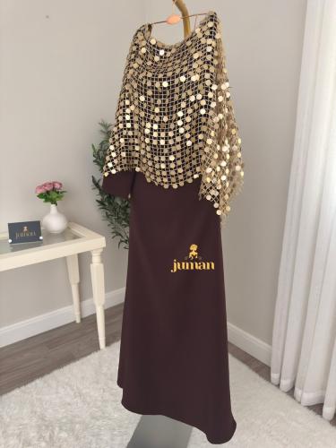 فستان ناعم مع ترت شبك
