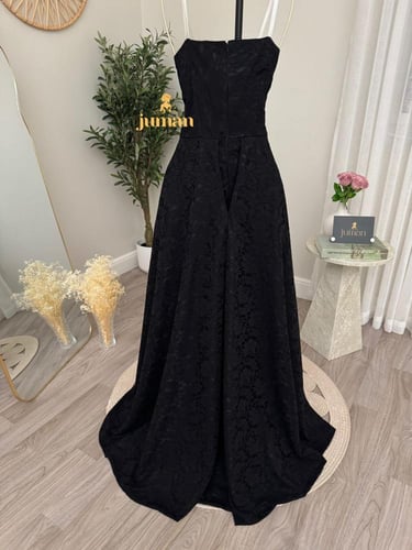 فستان سهره دانتيل توب باكمام منفصله