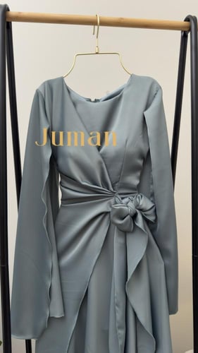 فستان عيد ساتان انيق