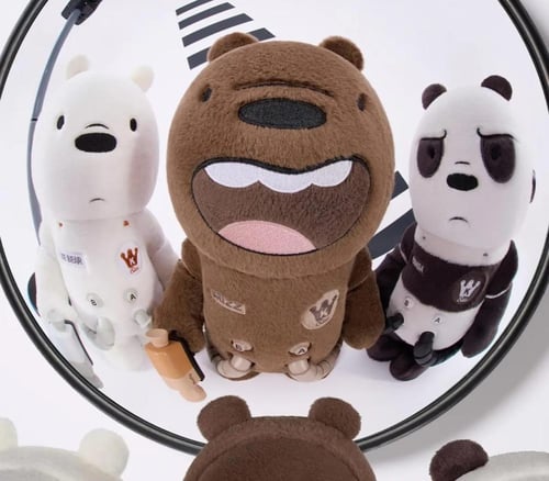 Mega Space MOLLY 400% We Bare Bears (Blind box) ال...