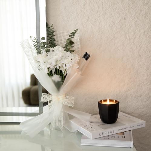 باقة الكريز الأبيض