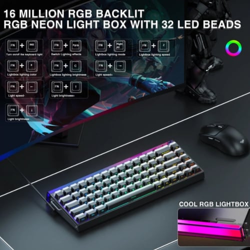 Aula Hero68 HE Magnetic keyboard (Black)