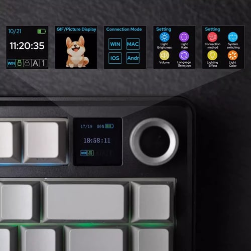 AULA F75 MAX (Gray) Reaper Switch