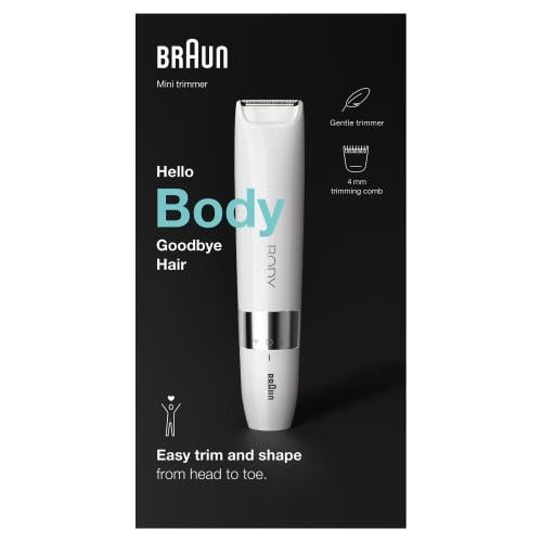 Braun Body Mini Trimmer BS1000: آلة تشذيب الجسم ال...