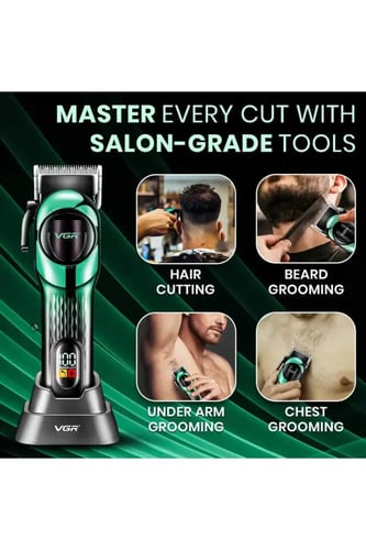 ماكينة قص الشعر الاحترافية V-166 للاستخدام الشخصي...