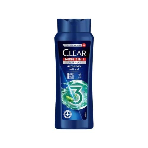 كلير شامبو 3 في 1 للرجال تبريد نشط - 600 مل