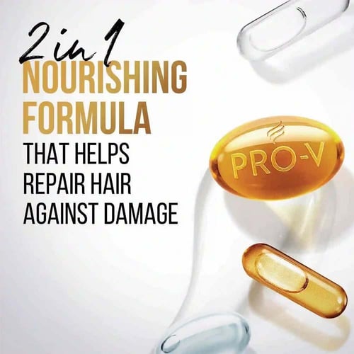 بانتين برو في شامبو 2 في 1 صحي ونظيف - 390 مل