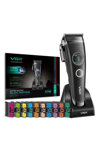 مجموعة أدوات تشذيب الشعر الاحترافية V-880 C | للرج...