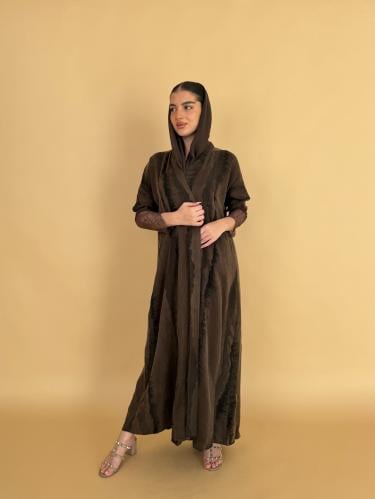 Brown Abaya LA08