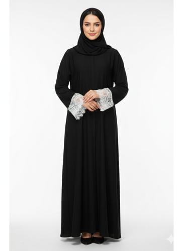عباية كريب سرميك