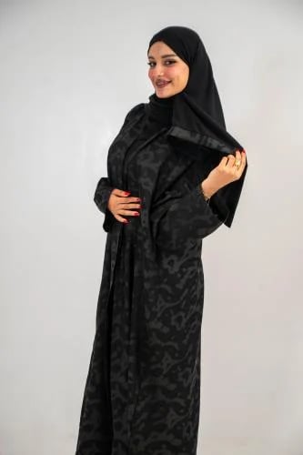 عباية كريب سرميك