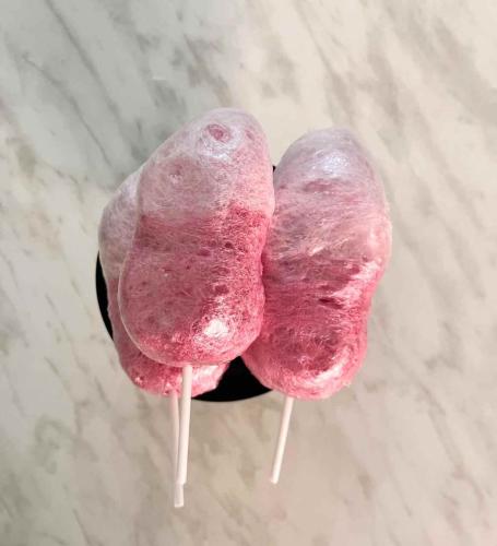 حلاوة مصاص توت مجففة بالتجميد